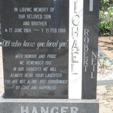 HANGER Michael Robert Neil 1964-1988