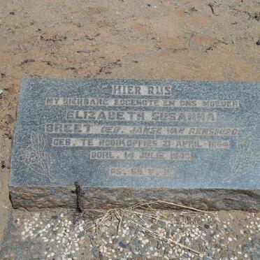 BREET Elizabeth Susanna nee JANSE VAN RENSBURG 1854-1943