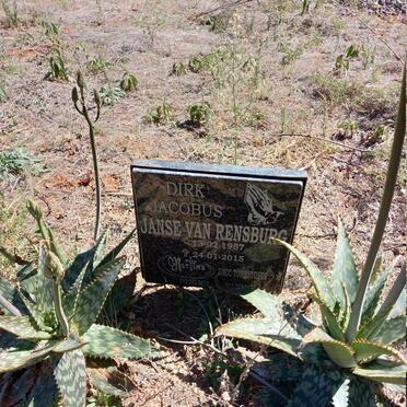 RENSBURG Dirk Jacobus, Janse van 1957-2015