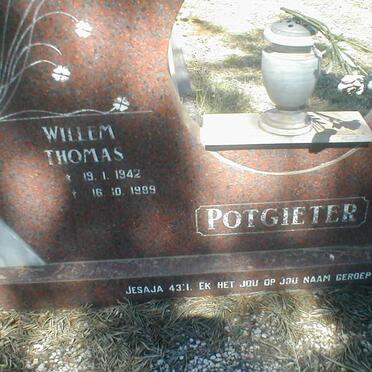 POTGIETER Willem Thomas 1942-1989