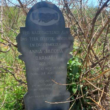 BARNARD Anna Jacoba nee ELS 1874-1948