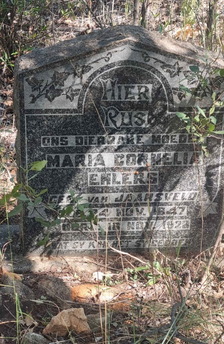 EHLERS Maria Cornelia nee VAN JAARSVELD 1847-1928