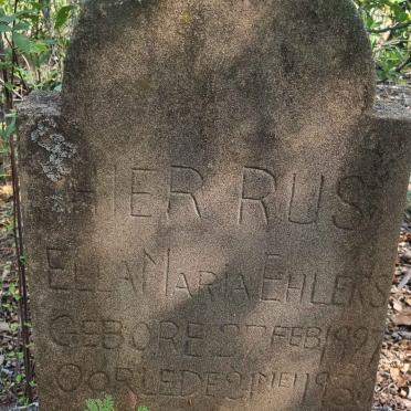 EHLERS Ella Maria 1927-1931