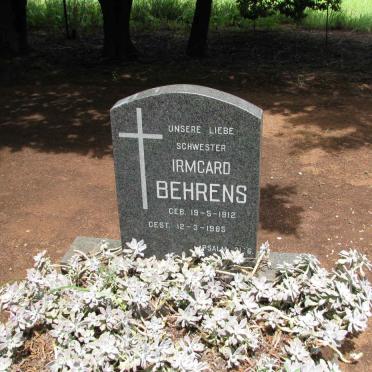 BEHRENS Irmgard 1912-1985