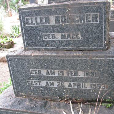 BOUCHER Ellen nee MACE 1891-1953