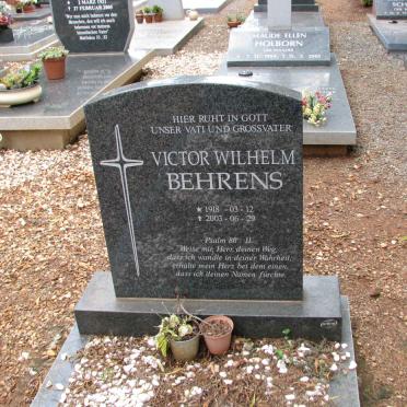 BEHRENS Victor Wilhelm 1918-2003
