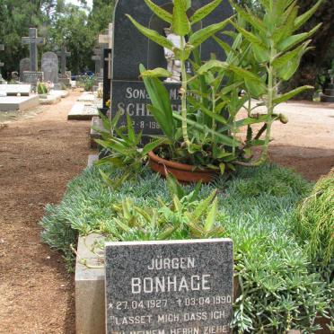BONHAGE Jurgen 1927-1990
