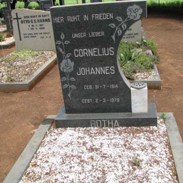 BOTHA Cornelius Johannes 1914-1979