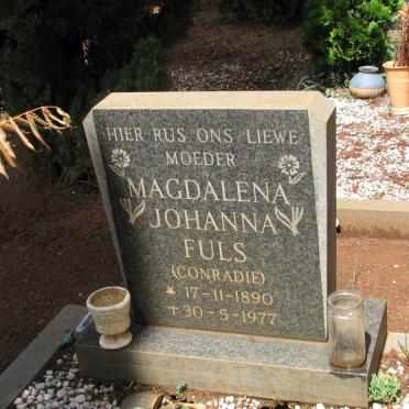 FULS Magdalena Johanna nee CONRADIE 1890-1977
