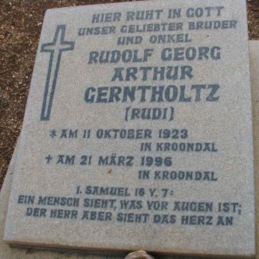 GERNTHOLTZ Rudolf Georg Arthur 1923-1996