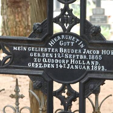 HOEK Jacob 1865-1893
