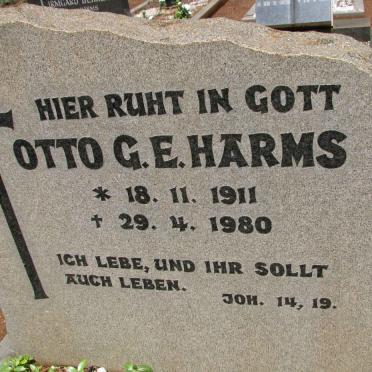 HARMS Otto G.E. 1911-1980