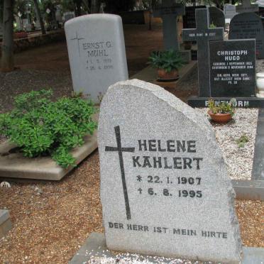 KAHLERT Helene 1907-1995