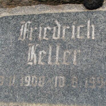 KELLER Eva nee STREHL 1885-1964 :: KELLER Friedrich 1908-1994