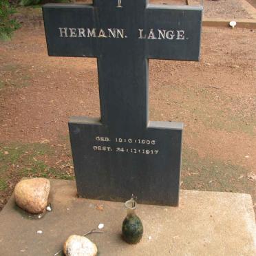 LANGE Hermann 1906-1917