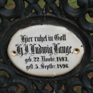 LANGE H.J. Ludwig 1893-1896