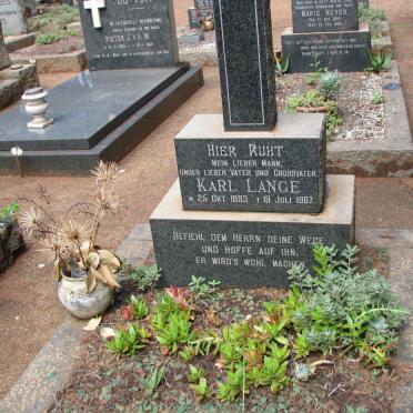 LANGE Karl 1893-1967