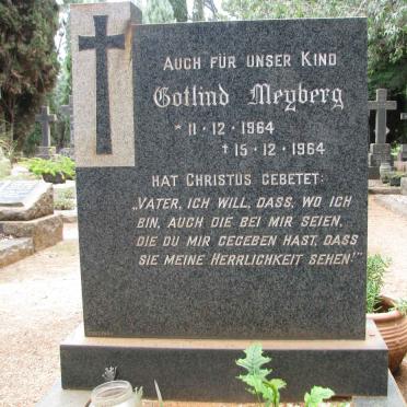 MEYBERG Gotlind 1964-1964