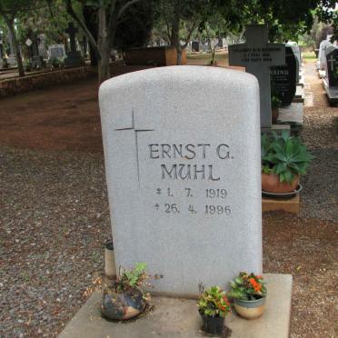 MUHL Ernst G. 1919-1996