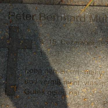 MUHL Peter Bernhard -1925