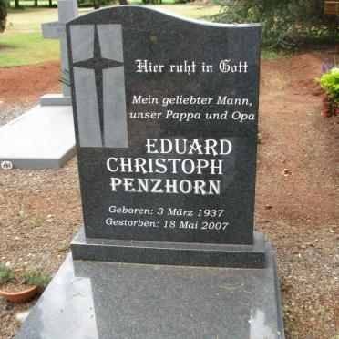 PENZHORN Eduard Christoph 1937-2007