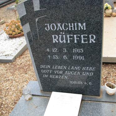 RUFFER Joachim 1915-1991