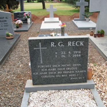 RECK R.G. 1914-2004