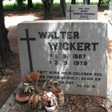WICKERT Walter 1887-1979