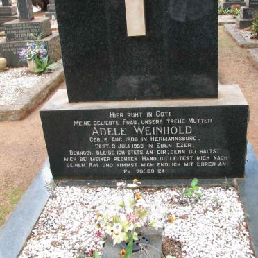 WEINHOLD Adele 1908-1959