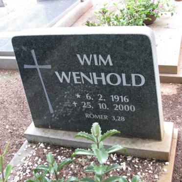 WENHOLD Wim 1916-2000