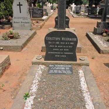 WEHRMANN Christoph 1881-1968 &amp; Ida 1920-2012