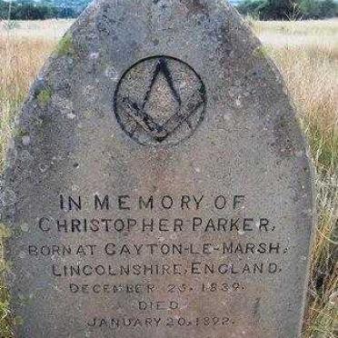PARKER Christopher 1839-1892