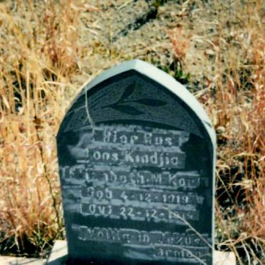 KORB Elizabeth M. 1919-1919