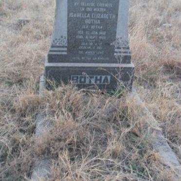 BOTHA Isabella Elizabeth nee BOTHA 1882-1946