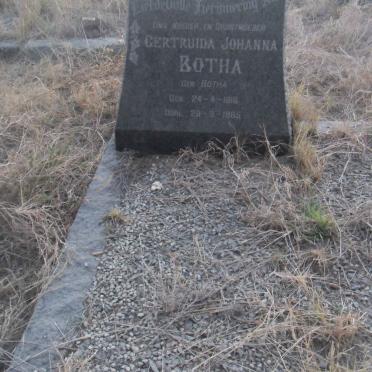 BOTHA Gertruida Johanna nee BOTHA 1916-1965