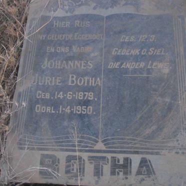 BOTHA Johannes Jurie 1879-1950 