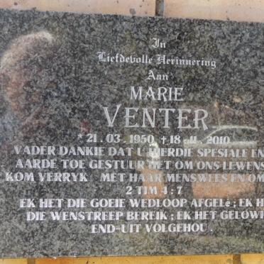 VENTER Marie 1950-2010