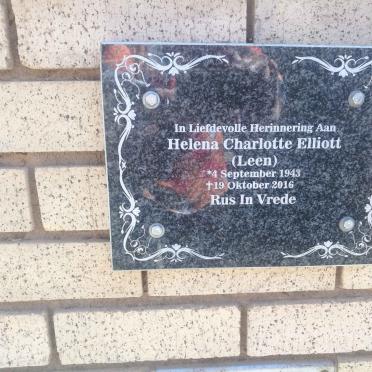 ELLIOTT Helena Charlotte 1943-2016