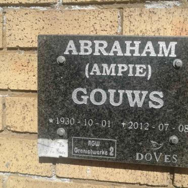 GOUWS Abraham 1930-2012