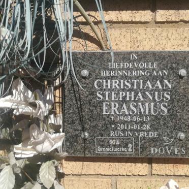 ERASMUS Christiaan Stephanus 1948-2011