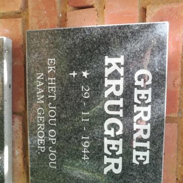 KRUGER Gerrie 1944-
