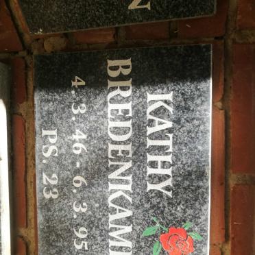 BREDENKAMP Kathy 1946-1995