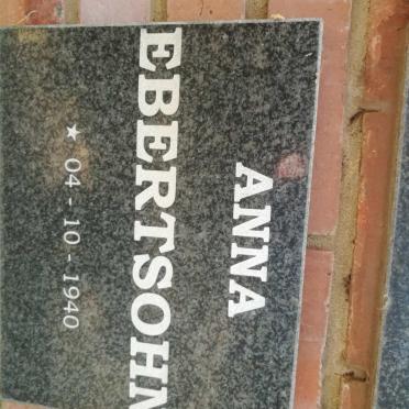 EBERTSOHN Anna 1940-