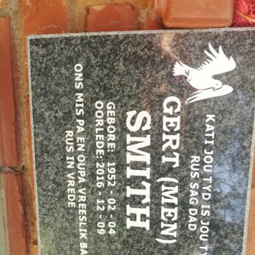 SMITH Gert 1952-2016