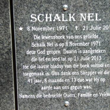 NEL Schalk 1971-2013