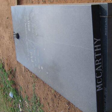 McCARTHY Phil 1909-1995 &amp; &amp; Elize 1927-1997