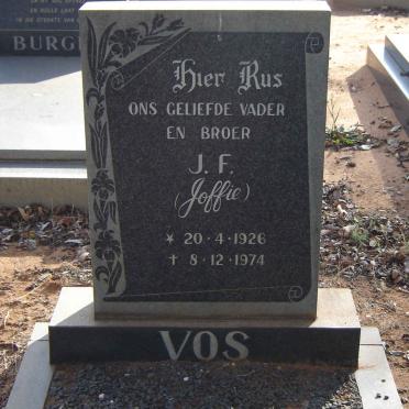 VOS  J.F. 1926-1974