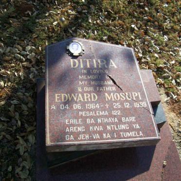 DITIRA Edward Mosupi 1964-1999