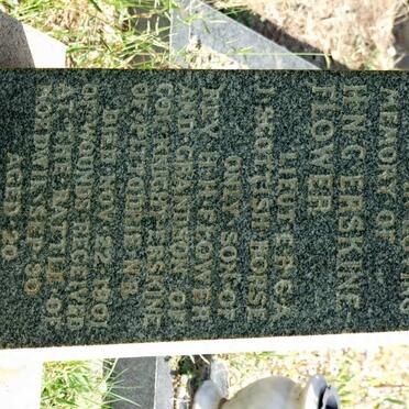 FLOWER H.N.G. Erskine -1901