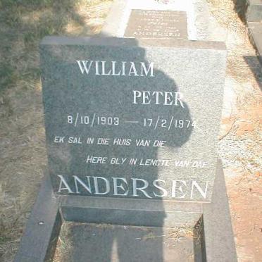 ANDERSEN William Peter 1903-1974